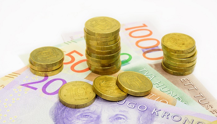 New swedish bank notes coins. NOTE: 2015 model.