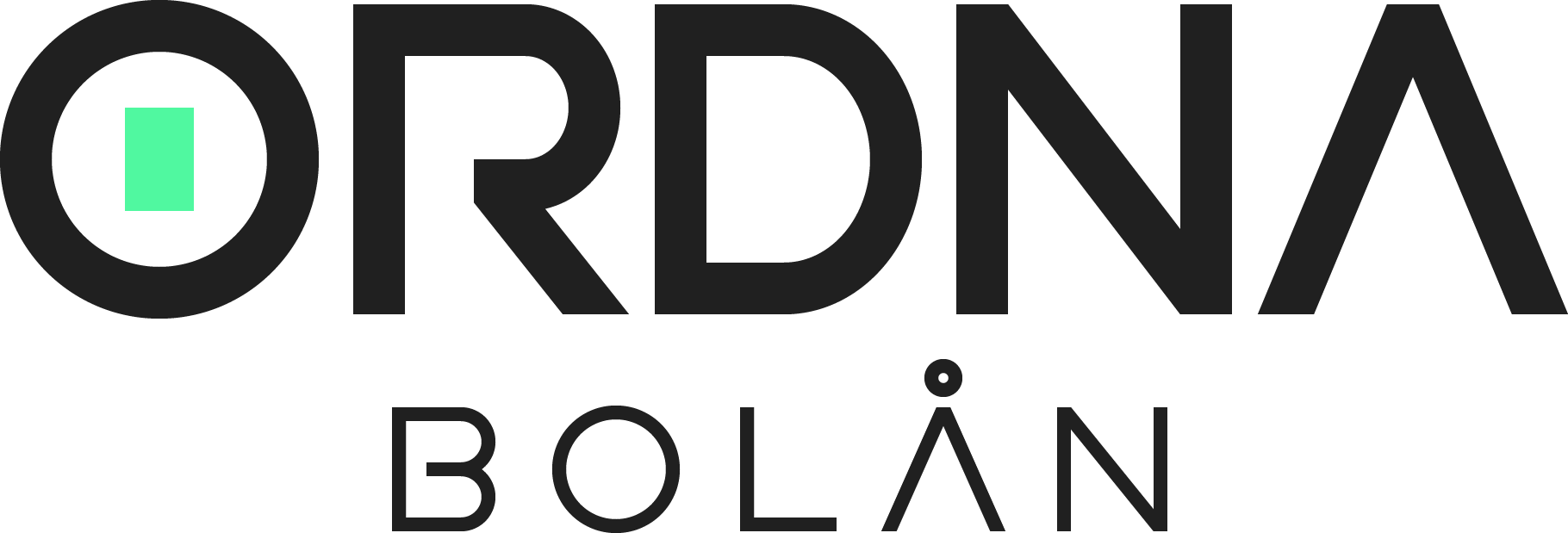 Ordna Bolån Logo Primär Grön-Svart RGB